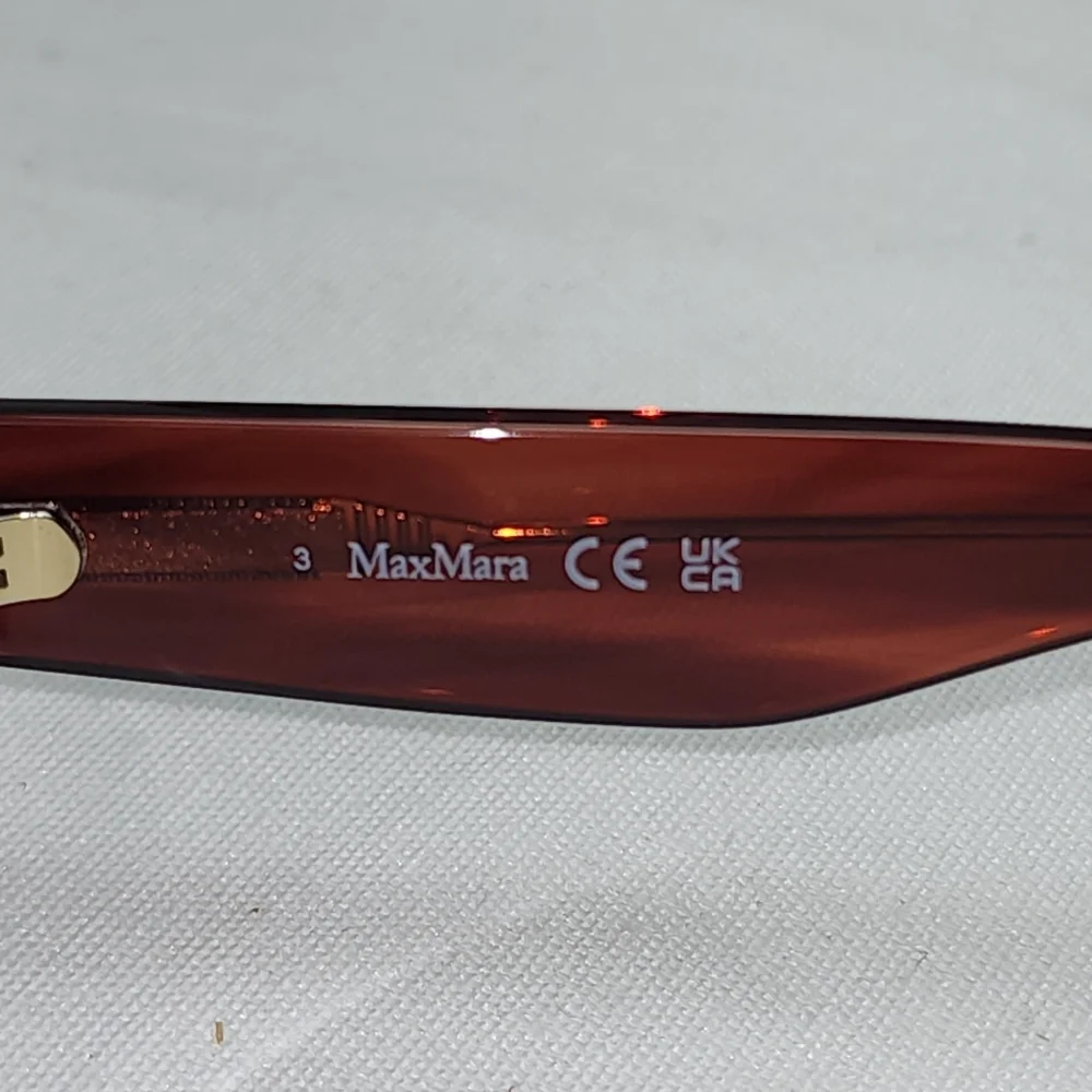 NWT Max Mara MM0125 GLIMPSE6 Sunglasses W/ Carry Case And Dust Cloth